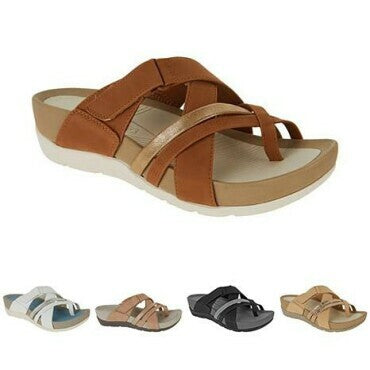 Zapatos de mujer con plataforma hueca color block