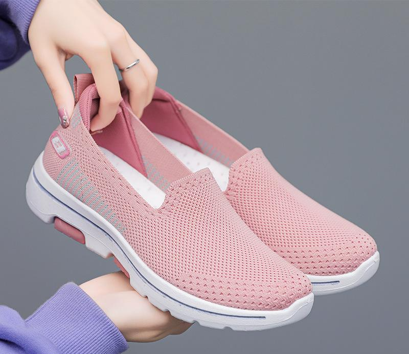 Zapatos de mujer con punta redonda de un pie