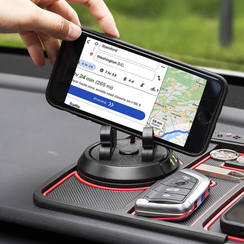 🎁Venta De Principios De Año Nuevo - Almohadilla De Teléfono Antideslizante 4 En 1 Para Automóvil