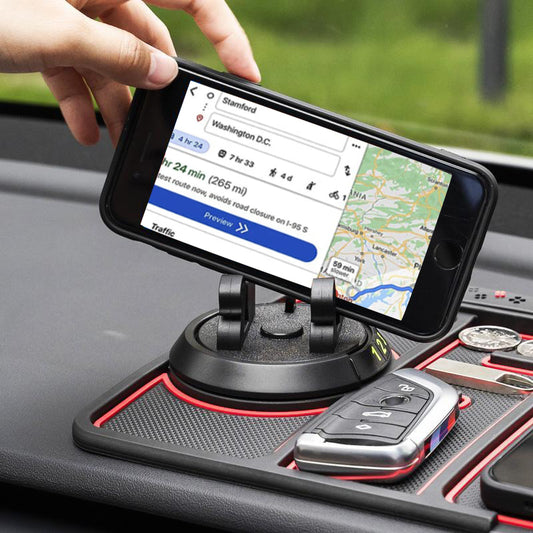 🎁Venta De Principios De Año Nuevo - Almohadilla De Teléfono Antideslizante 4 En 1 Para Automóvil