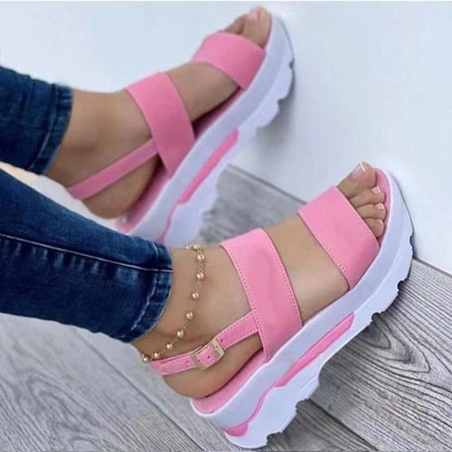 [W-Zapato] 2022 Zapatos De Moda De Verano Sandalias Transpirables Informales Para Mujer
