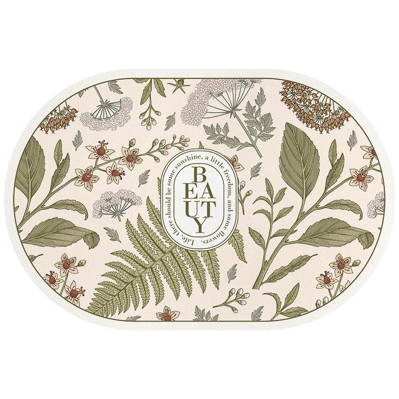 Alfombrilla Retro Suave De Barro De Diatomeas