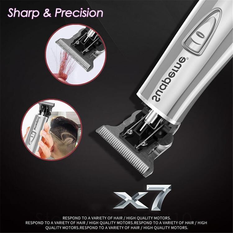 Doble voltaje recargable redable trimmer hombres calvos de pelo Clipper - MXbueno