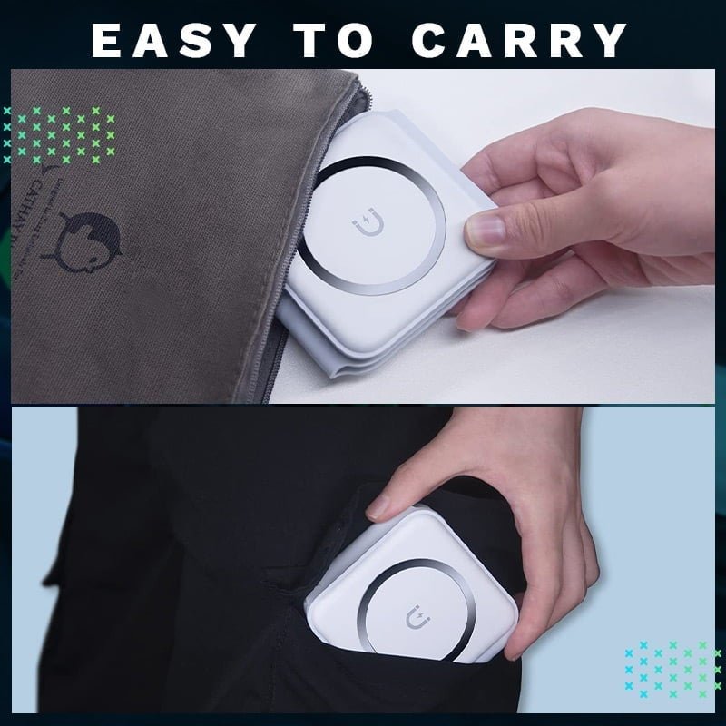 Cargador Inalámbrico Plegable 3 En 1