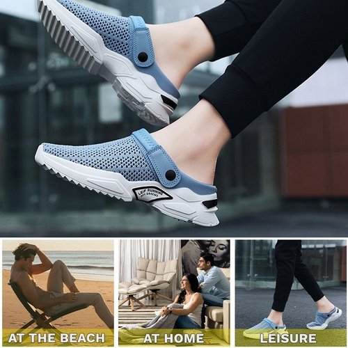 [M-Zapato] Sandalias Ortopédicas De Verano Con Agujeros Para Hombres