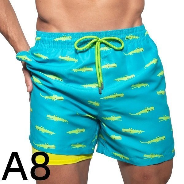 [M-Ropa] Venta Caliente Del Día Del Padre-🔥 Shorts De Playa De Doble Capa