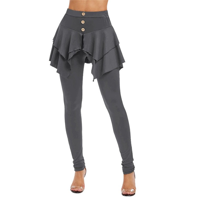[W-Ropa] Legging con volantes en niveles
