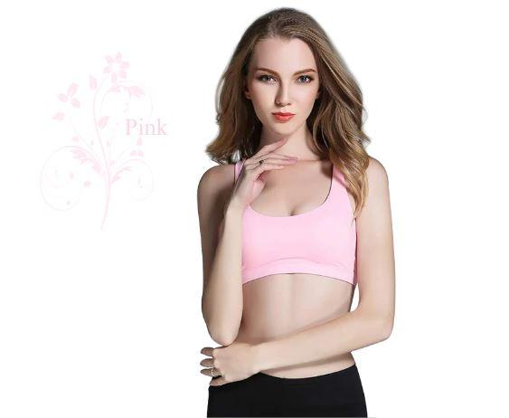 Sujetador Push Up Con Espalda Cruzada Para Mujer
