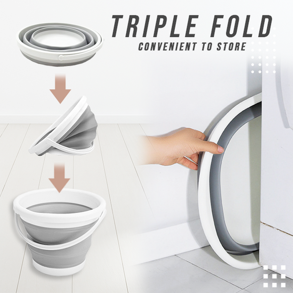 Cubo De Silicona Plegable