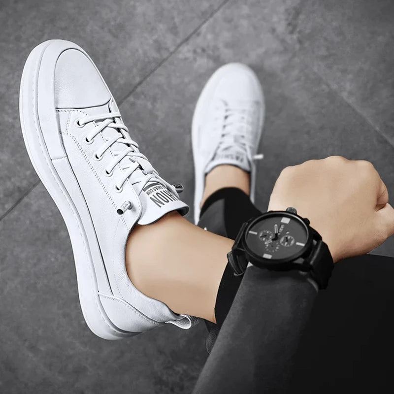 [M-Zapato] Zapatos De Cuero De Ocio Para Hombres