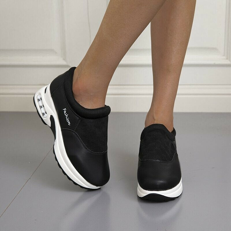 Zapatos Casuales Antideslizantes De Malla De Punto Cómodos Para Caminar