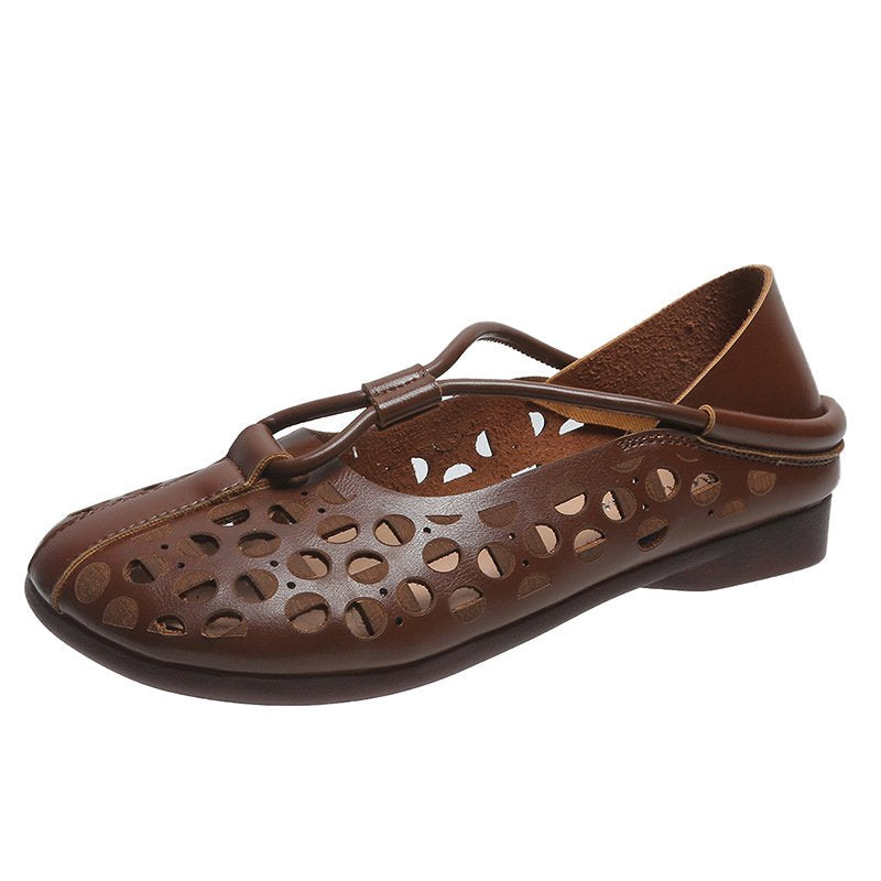 [W-Zapato] Zapatos étnicos Vintage Hechos A Mano