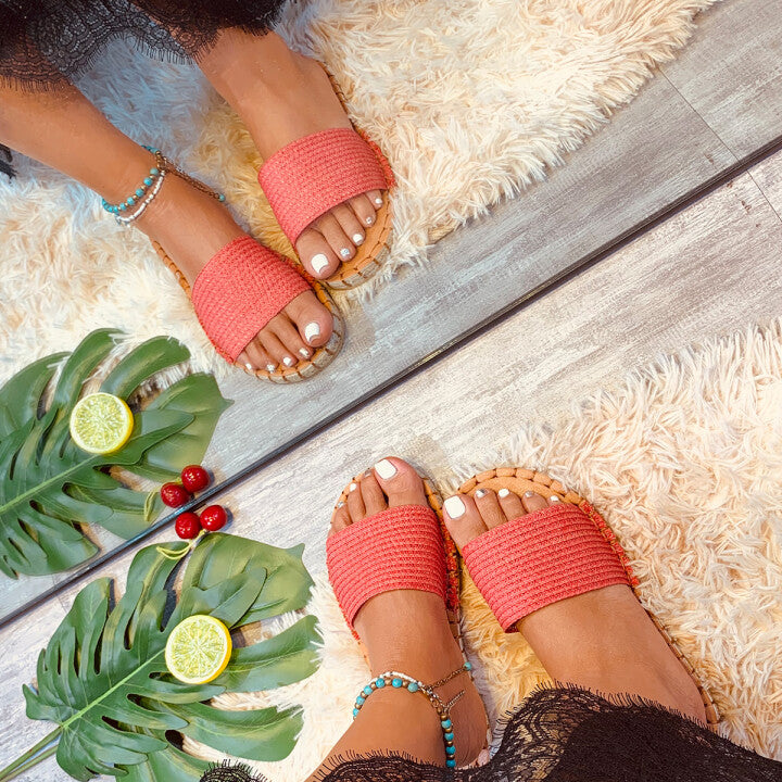 Sandalias Antideslizantes Ligeras Tejidas Bohemias 2021