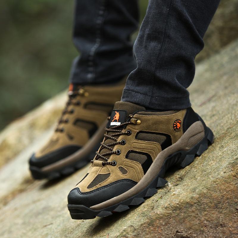 [M-Zapato] Zapatillas De Senderismo Al Aire Libre Casuales Impermeables Antideslizantes Para Hombres