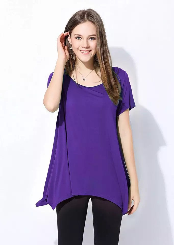 Camiseta holgada con panel cómodo