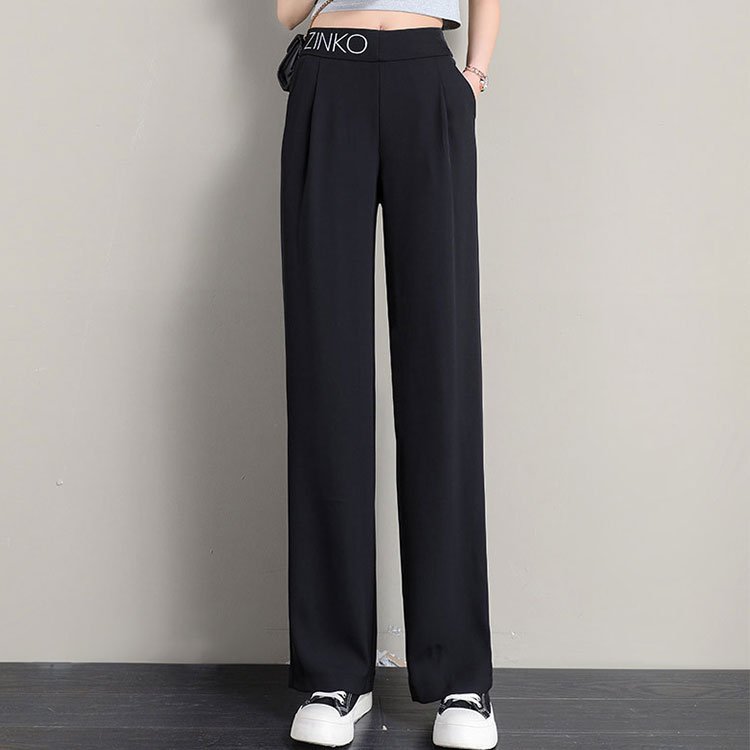 [W-Ropa] Venta Caliente Pantalones De Pierna Ancha De Cintura Altajavascript