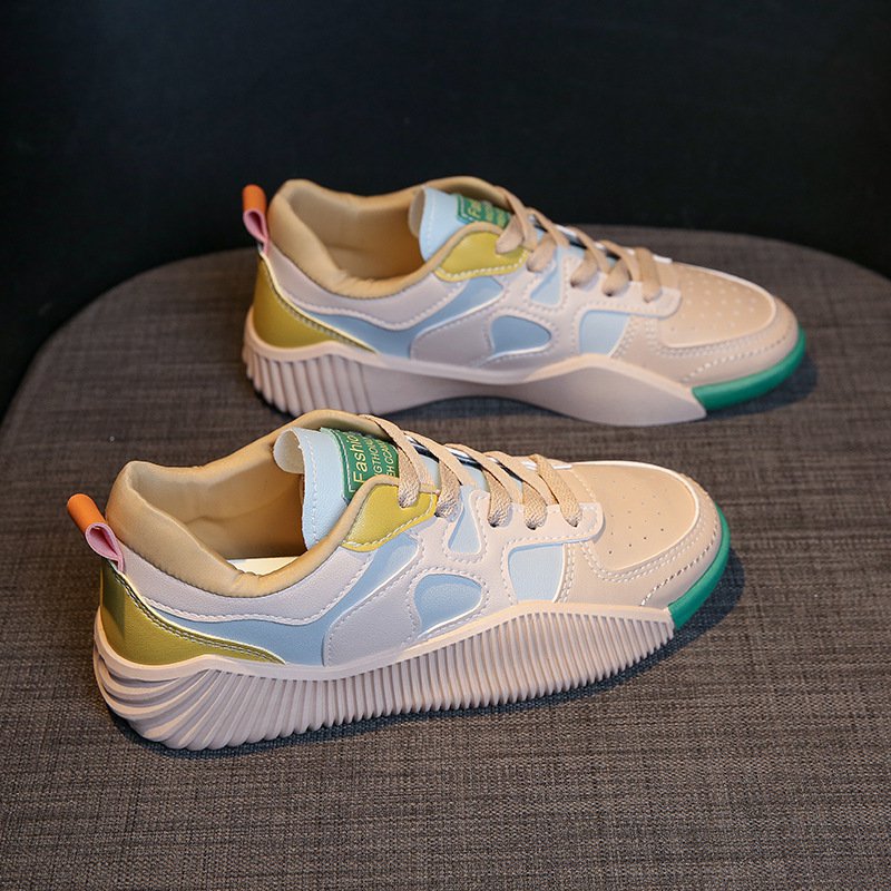 [W-Zapato] Zapatos Deportivos Polivalentes Con Empalme De Plataforma