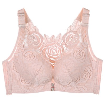 [W-Ropa Interior] New Rose Thin Section Push Up Ropa Interior Ajustable Con Hebilla Frontal