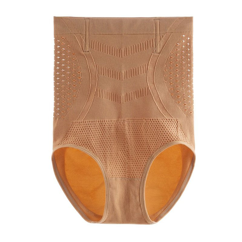 [W-Ropa Interior] Pantalones De Cintura Alta Con Ventilación Hueca Ultrafina