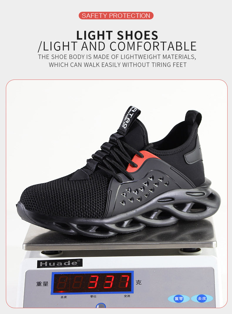 Zapatos de trabajo de seguridad ligeros transpirables