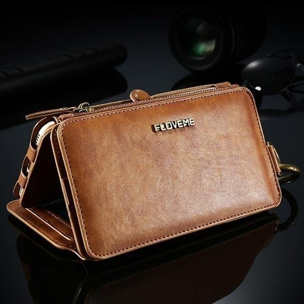 Funda de cartera de soporte retro clásico para movil - MXbueno