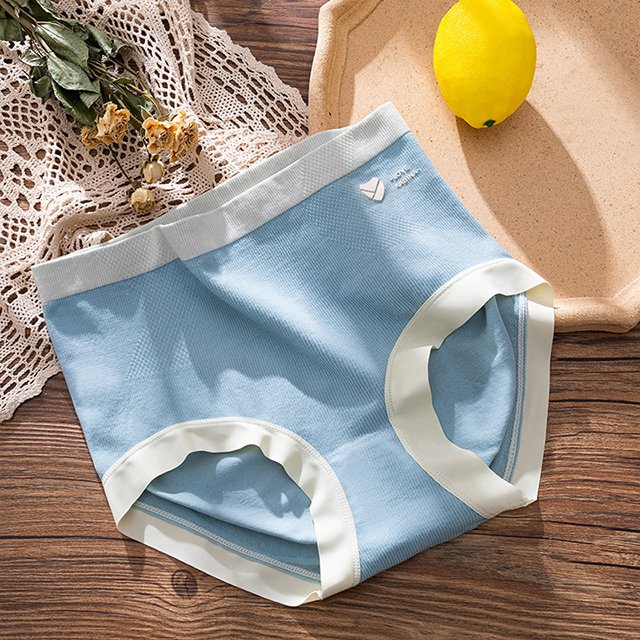 [W-Ropa Interior] Calzoncillos Abdominales Antibacterianos Transpirables De Grafeno De Cintura Alta Para Niñas