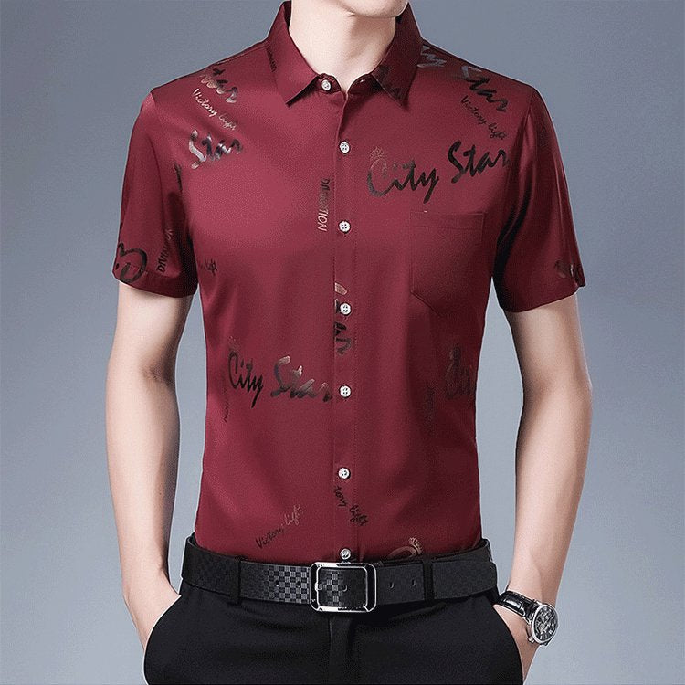 [M-Ropa] Camisa De Manga Corta Para Hombres