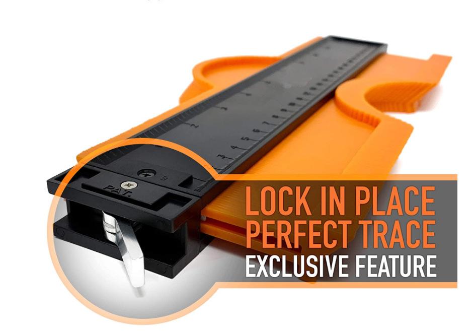 Calibre de contorno irregular Calibre de contorno de regla Radian