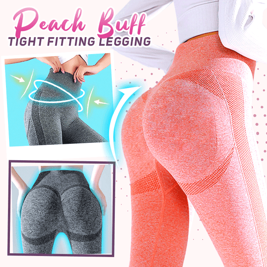Leggings Ajustados Color Melocotón