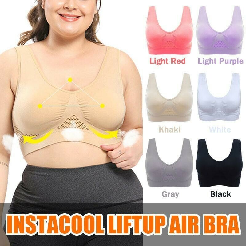[W-Ropa Interior] Sujetador De Aire Sin Costuras Para Mujer