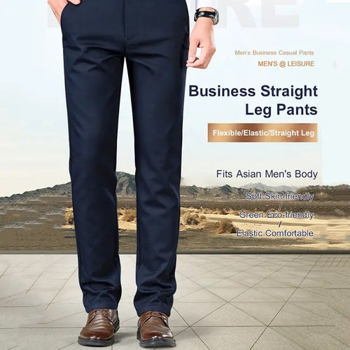 [M-Ropa] Pantalones De Traje Resistentes A Las Arrugas Que No Se Planchan Tencel