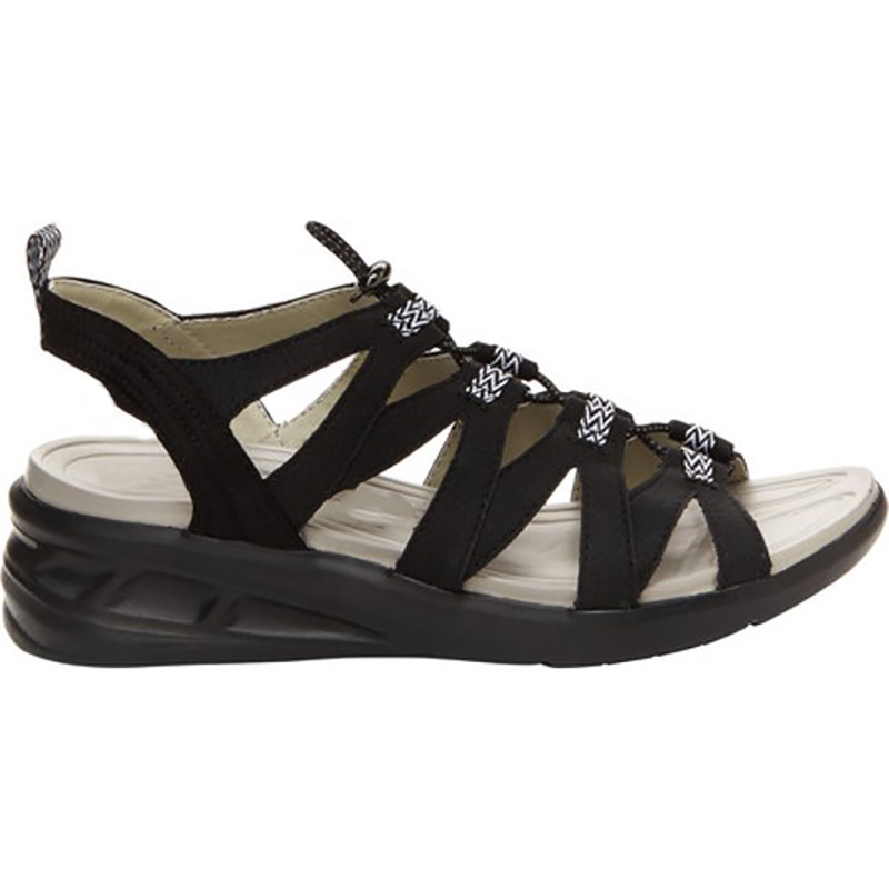 Sandalias Destalonadas Con Tiras Ahuecadas