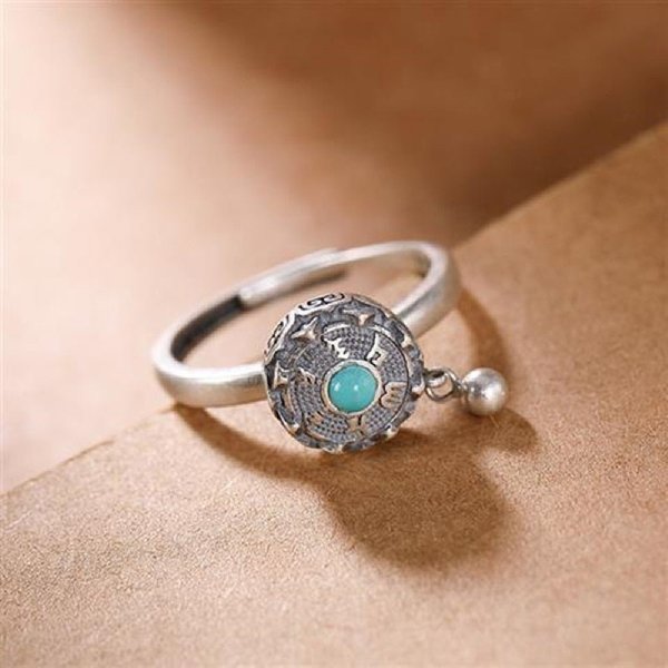 Anillo Tradicional De Alivio De La Ansiedad De Lotus