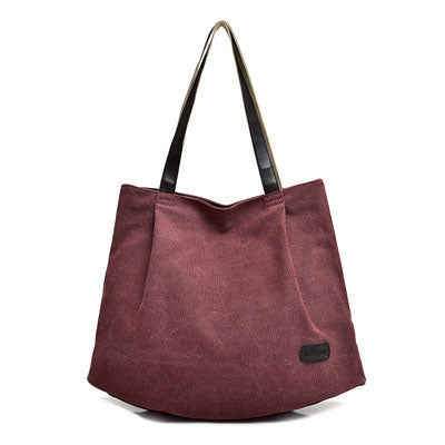 Bolso De Lona De Gran Capacidad Para Mujer