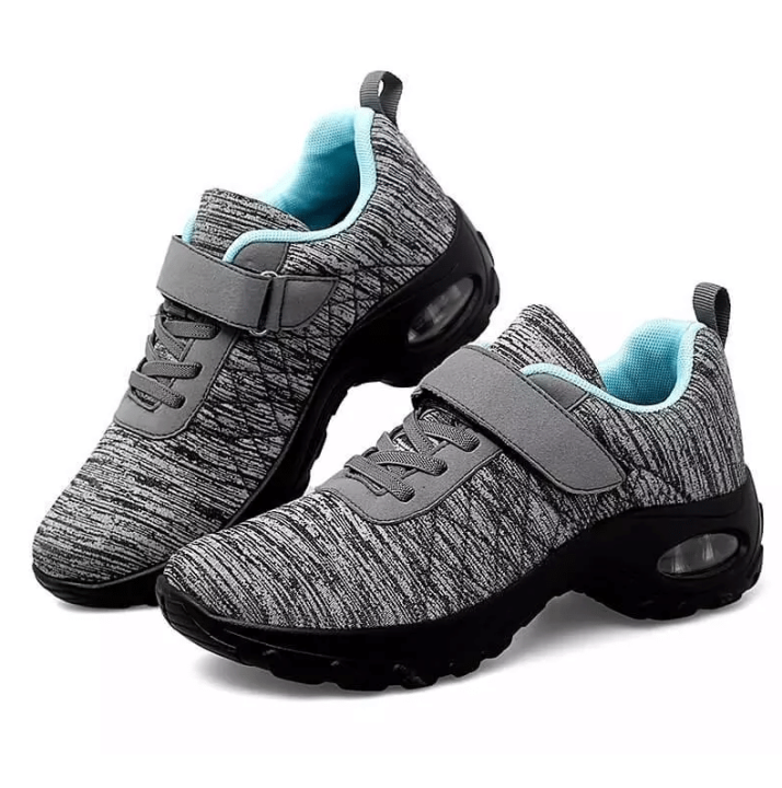 Zapatillas De Deporte Antideslizantes Con Amortiguación De Aire Elásticas, Impermeables, Cómodas Y Casuales