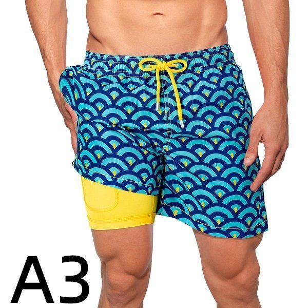 [M-Ropa] Venta Caliente Del Día Del Padre-🔥 Shorts De Playa De Doble Capa
