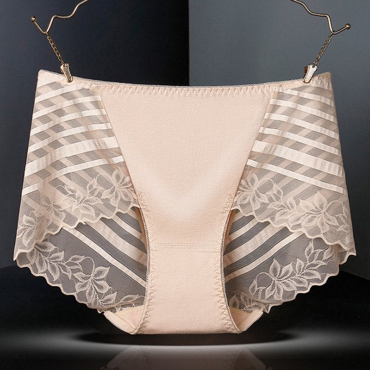 [W-Ropa Interior] Braguita Mujer Talle Medio Algodón Encaje