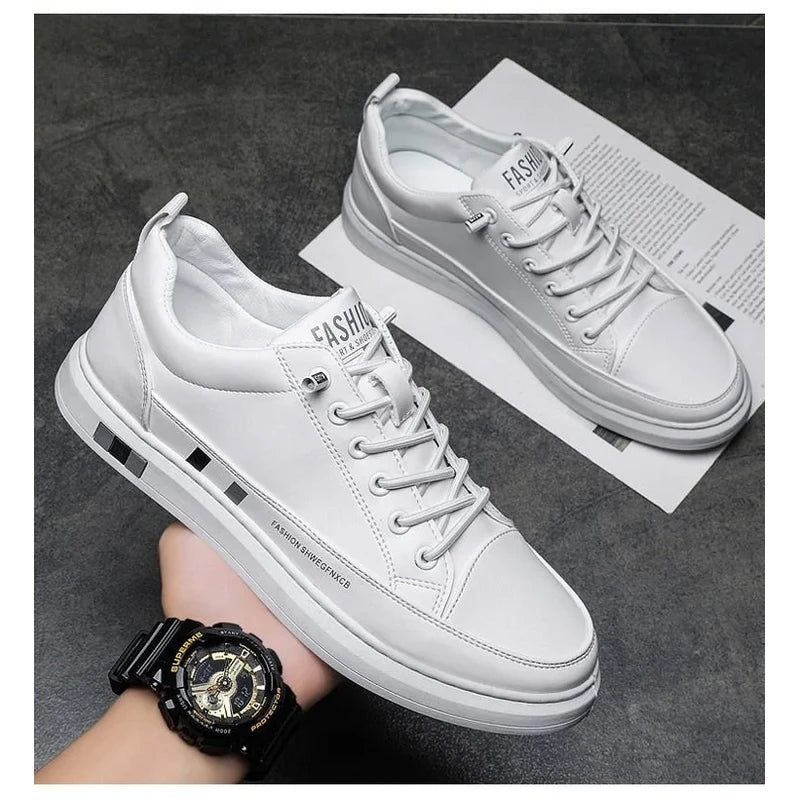 [M-Zapato] Zapatos De Cuero De Ocio Para Hombres