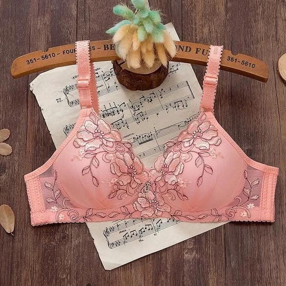 Bralette Fino Sin Hilos De Talla Grande Sujetador Sexy Para Mujer💝