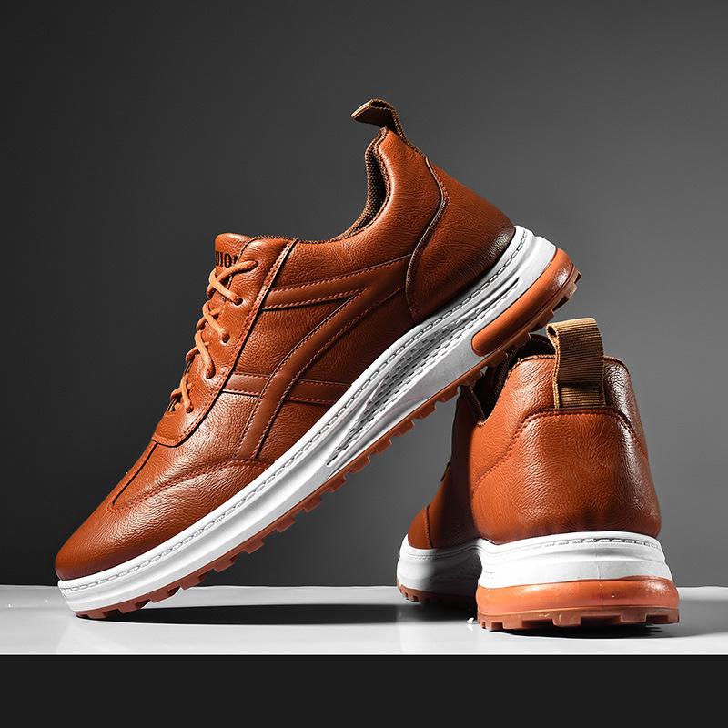 [M-Zapato] Zapatilla De Piel Para Hombre