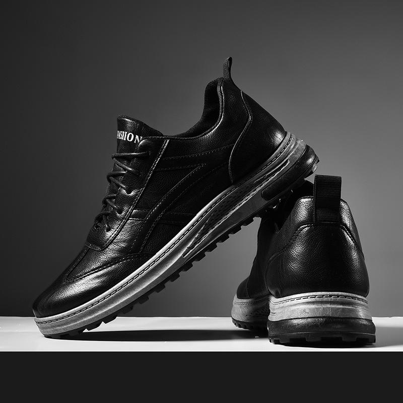 [M-Zapato] Zapatilla De Piel Para Hombre