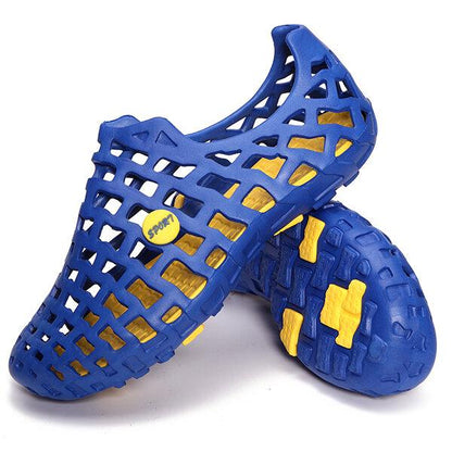 Sandalias De Agua De Playa Informales Planas Ahuecadas Transpirables