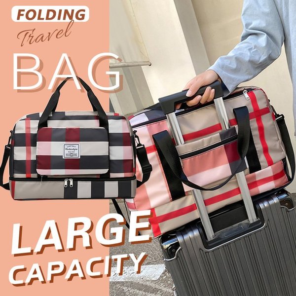 Nueva Bolsa De Viaje Plegable Con Separación Seca/húmeda