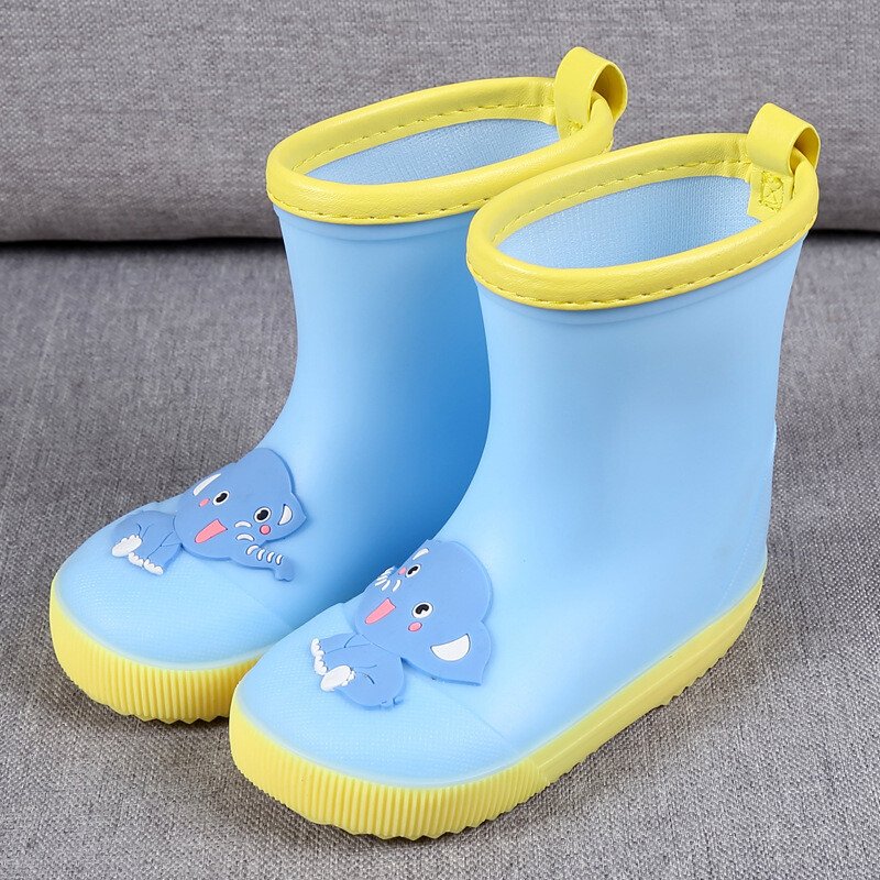 Botas De Lluvia Impermeables De Dibujos Animados De PVC Para Niños