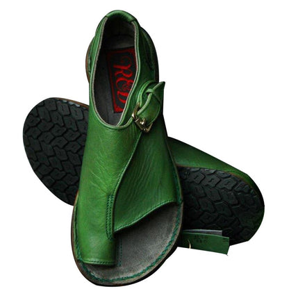 Sandalias de cuero suave