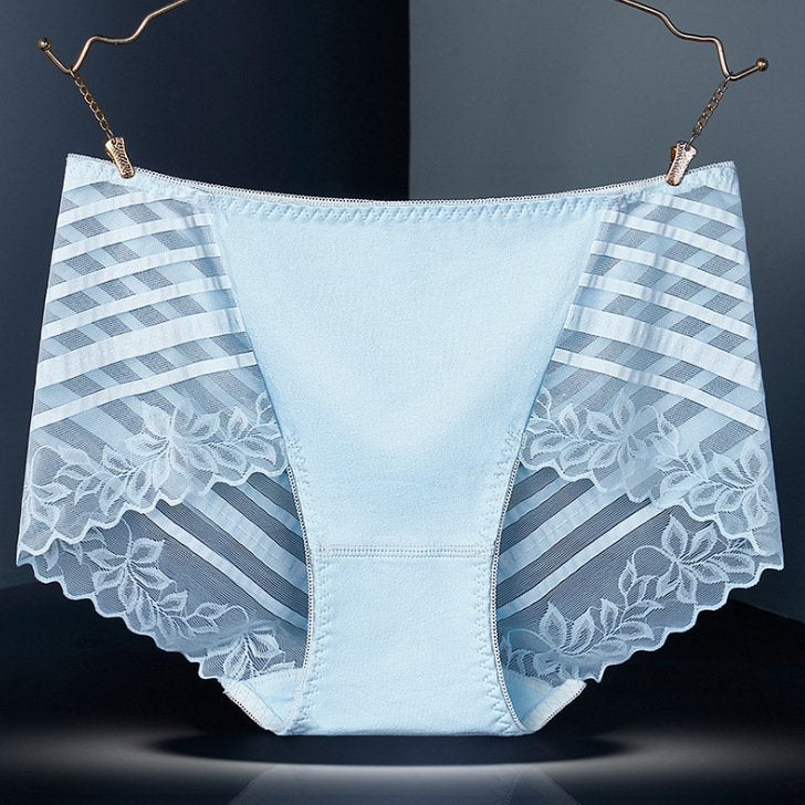 [W-Ropa Interior] Braguita Mujer Talle Medio Algodón Encaje