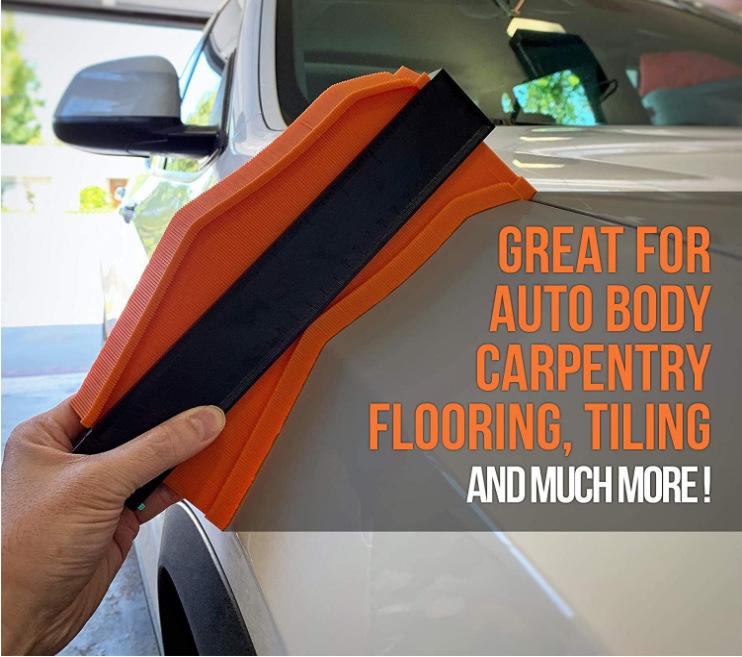 Calibre de contorno irregular Calibre de contorno de regla Radian