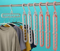 Percha giratoria de nueve orificios para ropa plegable multifuncional*2
