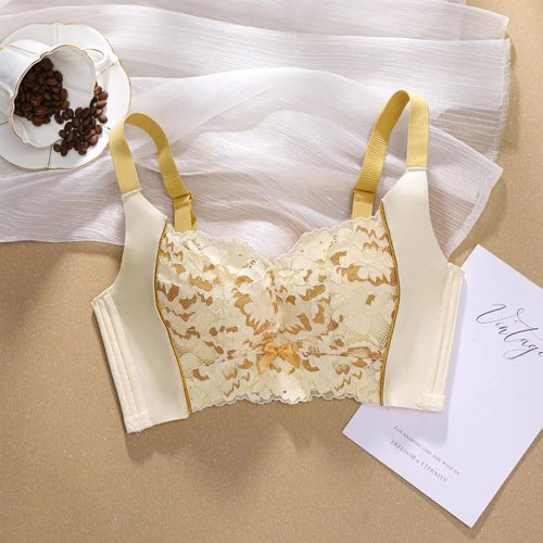 [W-Ropa Interior] Sujetador De Encaje Sexy Con Cambio De Temperatura