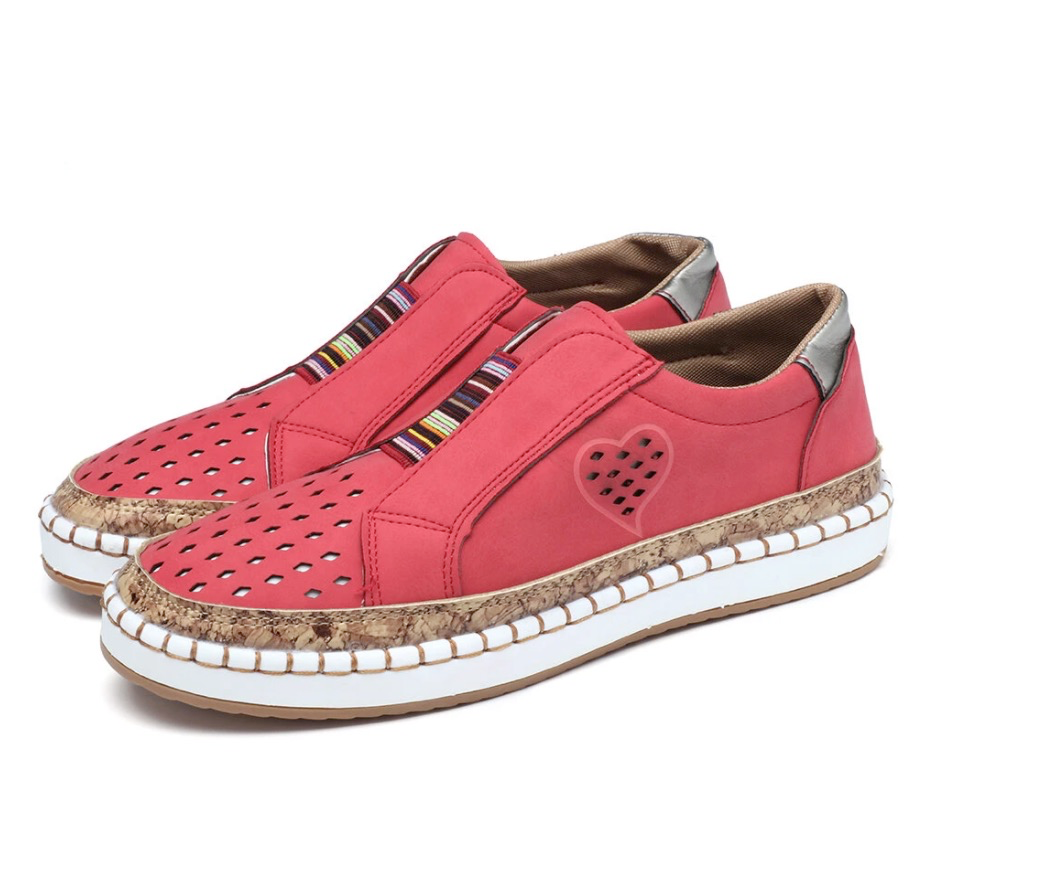 Mocasines Casuales Huecos Transpirables Para Mujer